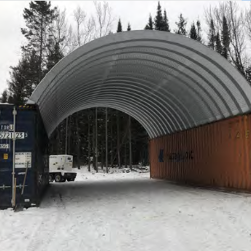 A large outdoor rooftop cover custom built.
